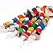 Parrot Chewing Toys Pure Natural Handmade Wooden Colorful Bite Hanging Toy African Greys Bird 15.8 x 5.2inch KinTor