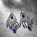 Fashion Chandelier Earrings For Women BoHo Dangle Indian Earrings EAG080 Blue