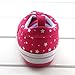 Kuner Baby Girls' Canvas Rubber Sole Sneaker First Walkers Shoes