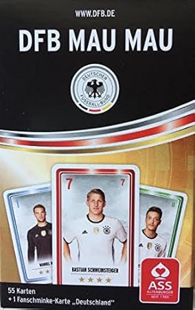 Offizielles DFB Kartenspiel Mau Mau Deutsche Nationalmannschaft EURO 2016