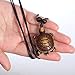 Cute Sea Turtles Tortoises Pendant Necklaces Gifts for Women Men Brown 383B+379B