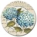 CounterArt Susan Lazy Susan Serving Plate, Blue Hydrangeas