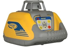 SPECTRA PRECISION Spectra HV101 Multipurpose Construction Laser Level with RC601 Remote Control, Wall Mount, Laser Glasses and Heavy Duty Carry Case