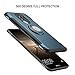 Huawei Mate 9 Case, SUNGUY Armor Dual Layer Heavy Duty Shockproof Protection Case with 360 Degree Rotating Finger Ring Holder and Magnet Car Holder Cover Case for Huawei Mate 9 - Black