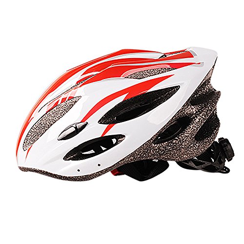 Boofab Adult Safety Helmet Adjustable Road Cycling Mountain Bike Bicycle Helmet Ultralight Inner Padding Chin Protector and visor (C)