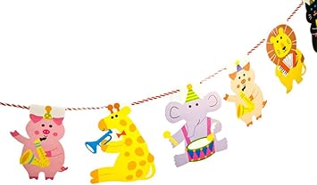 Amazon Com Da Wa Diy Cute Cartoon Animals Paperboard Stripe