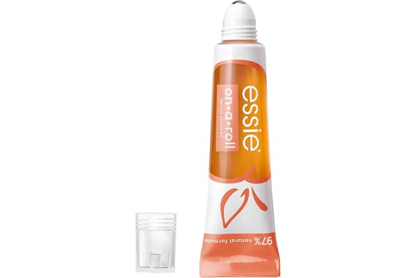 essie care on-a-roll apricot roller ball, cuticle oil pen, 8-free vegan formula, conditions and hydrates nails, quick absorbi