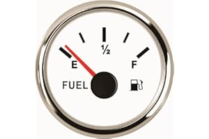 ELING 2" Fuel Gauge Level Tank Meter 0-190 ohm Singal 52mm Diameter with Backlight 12V 24V