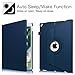 Fintie Rotating Case - 2017/2015 iPad Pro 12.9 inch (Old Model) 1st & 2nd Gen Case, 360 Degree Swiveling Stand Protective Back Cover, Supports Auto Wake/Sleep, Navy