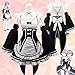Re:Zero kara Hajimeru Isekai Seikatsu Rem Ram Maid dress Cosplay Costume (M)