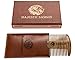 PRIME Beard Comb By Majestic Samson - Wooden Beard Mustache - Hair Comb For Men- Anti-Static Comb Made of Red Sandalwood With Amazing Smell- Fine Touch Comb With Pocket Case- Great Gift Idea