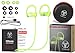 TREBLAB XR500 Bluetooth Headphones, Best Wireless Earbuds For Sports, Running, Gym Workout. 2017 New Model. IPX7 Waterproof, Sweatproof, Secure-Fit Headset. Noise Cancelling Earphones w/ Mic (Green)