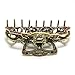 beautyxyz Rhinestone Metal Claw Hair Clip for Womens, purple, X-Large