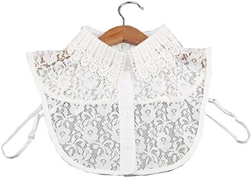 人気の製品 つけ襟 レース レディース 角襟 付け襟 白 黒 おしゃれ フェミニン フェイク襟 シャツ つけえり 付け衿 合わせやすい つけ衿 インナー 偽襟 衿 重ね着 ブラウス