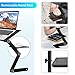 Laptop Stand for Bed, YOSHIKO Foldable Lap Desk, Foldable Standing Desk, Height Adjustable Cozy Laptop Table, Portable Bed Desk, Bed Tray for Couch and Sofathumb 4