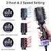 FUNFLOWERS Hot Air Brush, Hair Dryer Brush Styler, One Step Salon Volumizer Brush 4 in 1 Straightener Curl Air Hair Brush with Comb Ceramic Negative Ion Electric Styling Blow Dryer Brush (Purple)thumb 2