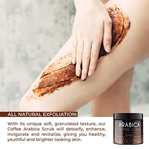 image for O Naturals Anti-Cellulite Exfoliating Organic Coffee Arabica, Dead Sea