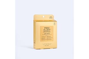 VOESH Pedi in a Box Imperial 24K Gold- 6 step pedicure set