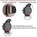 Kartice Compatible Gear S3 Band,Galaxy Watch (46mm) Bands,22mm Milanese Loop Stainless Steel Strap Wrist Replacement Band for Samsung Gear S3 Frontier/Gear S3 Classic Smart Watch (Black)