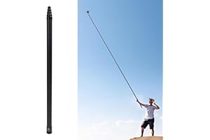 Extended Edition Selfie Stick, 5m (16.4ft) Carbon Fiber Invisible Pole for Insta360 X5/X4/X3, ONE X2, ONE R, ONE X, ONE, GO 3