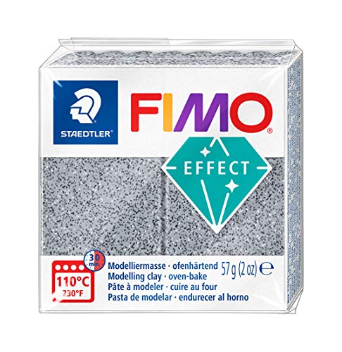 STAEDTLER FIMO Effect Polymer Clay: Granite, Oven Bake Clay for Jewelry, Sculpt…