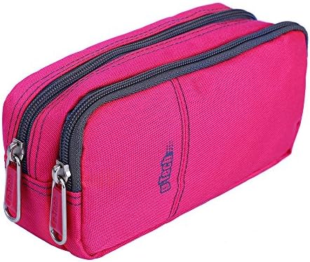 Large Capacity Pencil Case for Girls  Cosmetic Bag for women Pink