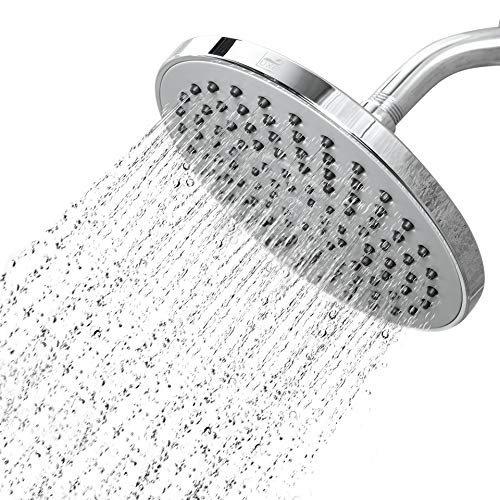 Luxe RainLuxe Shower Head Round High Pressure High Flow Showerhead