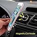 AlenJ UNIVERSAL Air Vent Magnetic Car Mount Holder with Fast Swift-Snap Technology for Smartphones and Mini Tablets, Black
