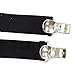 ODOM Premium Shirt Stays Ultra Soft Elastic with Extra Sturdy Strong Metal Clips (Y-STYLE)