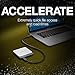 Seagate (Old Model) Fast SSD 500GB External Solid State Drive Portable – USB-C USB 3.0 for PC, Mac, Xbox & PS4, 2 Months Adobe CC Photography (STCM500400)