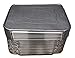 Green Direct Half Size Pans with Lids Perfect Aluminum Cake Pan with Lid Great to be used as a roasting pan in your kitchen, Comes in a pack of 30 pans and lids