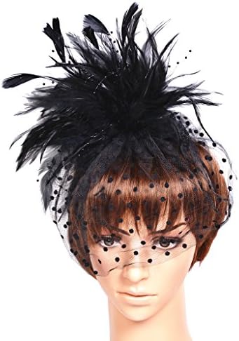 Women Lady Fascinator with Headband Wedding Party Accessory