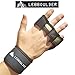 LEBBOULDER Workout Gloves - Weight lifting gloves with Wrist Support for Fitness, WOD, Gym Cross Training & Powerlifting - Silicone Padding to avoid Calluses - Suits both Men & Women, Strong Grip