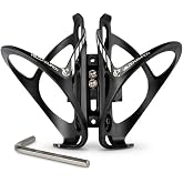 VeloChampion Universal Bike Water Bottle Holder Mount &amp; 2 Cages, Premium | Rear Bike Saddle Bottle Cage Mount for Triathlon &amp; Road Cycling. Holds 2 Bottles up to 750ml &amp; CO2, Fits Saddle Rails 50-80mm