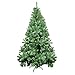 7Ft Christmas Trees Artificial Christmas Tree with Lights and Remote Timer, USB String Lights with 8 Lighting Modes, Metal Tree Base Stand-Fully 1000 Pine Branch Tips- Holiday Christmas Decor