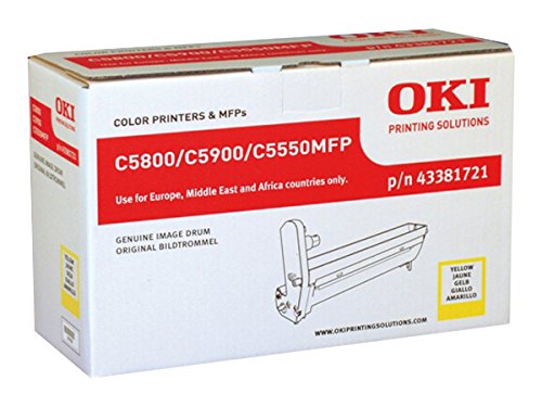 OKI 43381721 - Tambor, 20000 páginas, Amarillo