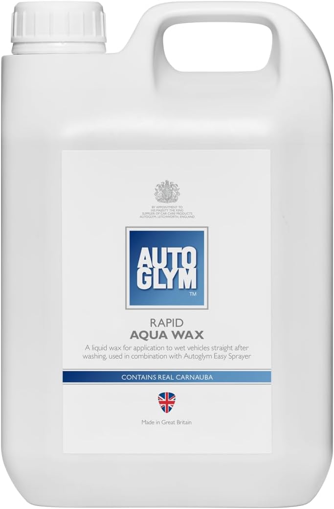 Autoglym Rapid Aqua Wax 2.5L Liquid Car Wax with Easy Sprayer