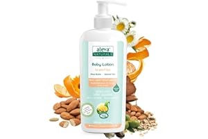 Aleva Naturals Baby Lotion Face + Body Moisturizer- For Sensitive Dry Skin, Face and Body Lotion, Made with Natural and Organ