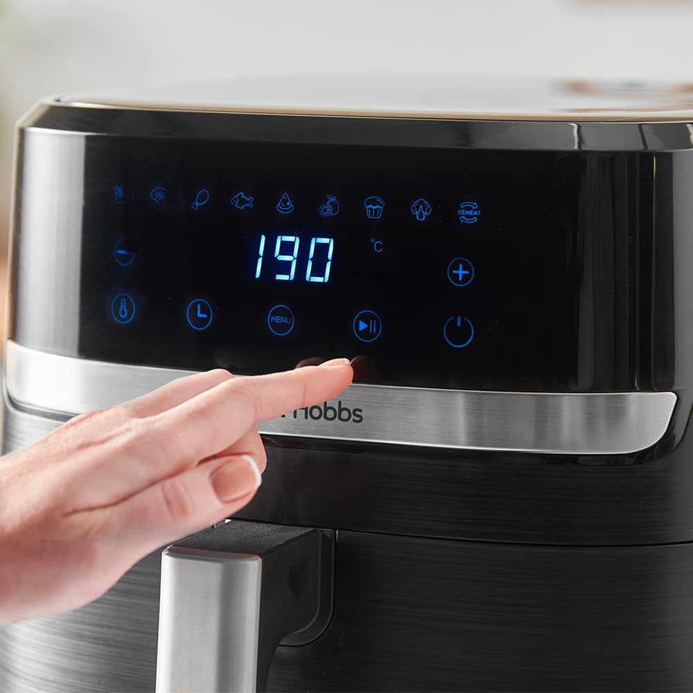 Russell Hobbs Heißluftfritteuse XXL 8,3L Rapid AirFryer [kompaktes Gehäuse, sehr leise, Pizza Ø 26cm] SatisFry (9 Programme, spülmaschinenfest, Fritteuse ohne Öl, TouchScreen,Grillen,Backen) 27632-56 4