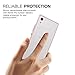 YmhxcY For Xperia XA1 Ultra Clear Case With Phone Stand,[Air Hybrid] Ultra Slim Shockproof Bumper Cover For Xperia XA1 Ultra CB2-Rose Gold