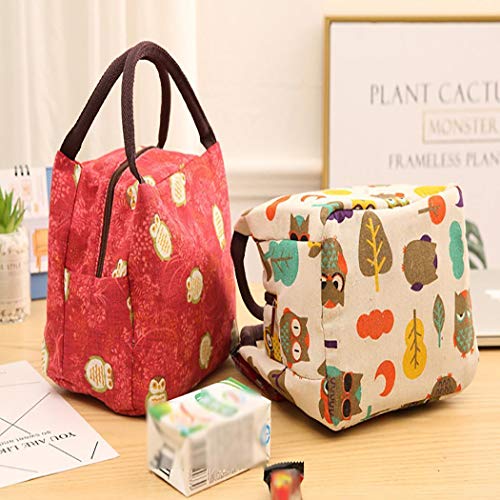 MelysUS Insulated Thermal Cooler Lunch Bag Pouch Outdoor Picnic Storage Box Lunch Bags