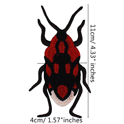 1set/6PC Beetle Butterfly Insects Embroidery Applique Badge Patches Sewing for Bags Dress T-shirt Decorated Apparel Accessories TH887 (insect mix6pc) - Thumbnail 4