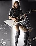 Lzzy Hale of Halestorm band REAL hand SIGNED 8x10" Photo #1 + w/ JSA COA