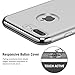 iPhone 7 Plus Case RANVOO Stylish Thin Hard Slim Fit Case with 3 Detachable Parts for Apple iPhone 7 Plus Only, Chrome Silver and Matte Silver, [Clip-ON]