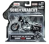 Maisto 1:18 Scale Sons of Anarchy 2008 HD Dyna Superglide Sport Clarence 