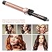 BESTOPE Curling Iron 1.25 Inch Ceramic Tourmaline Coating Curling Wand with Anti-Scald Insulated Wand Tip, 5 Heat Setting for All Hair Types(285 °F to 430 °F, Include Glove and Curl Clips)