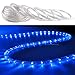 LED Rope Lights, 26.3ft Round Light Strip, 2500K Blue, Water Resistant for Both Indoor/Outdoor Use, Inter-Connectable, UL Certified, Decorative Lighting for Any Location