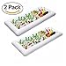 Inflatable Pool Table Serving Bar - Bamshoot 2 PCS Inflatable Serving/Salad Bar Tray Food Drink Holder for Party Picnic BBQ Pool Party Buffet Luau Cooler,with a Drain Plug