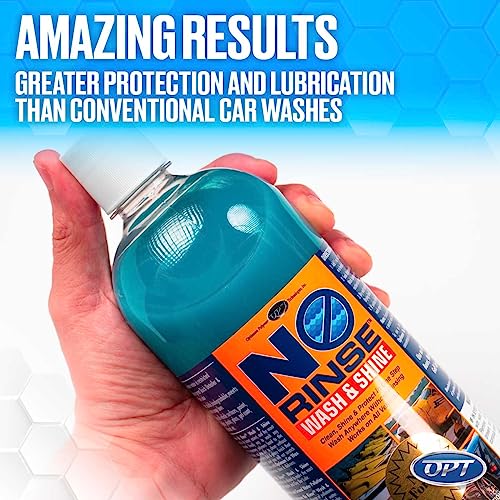 Optimum No Rinse Wash and Shine ONR Car Wash, New Formula Version 5