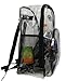 K-Cliffs Heavy Duty Clear Backpack See Through Daypack Student Transparent Bookbag Black By Praise Start